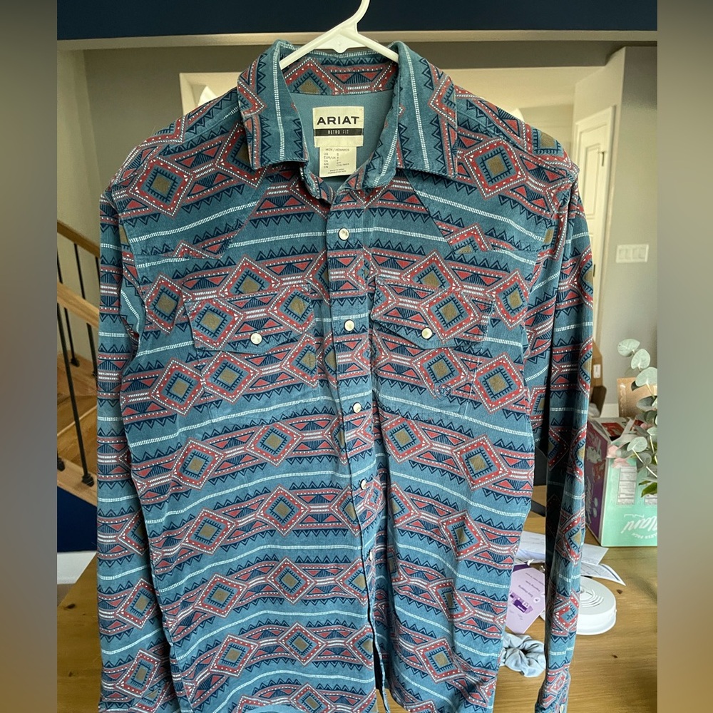 Ariat Hawkeye Corduroy Pearl Snap